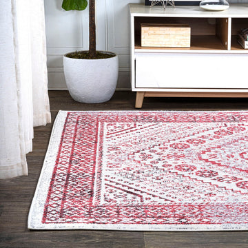 Boho Cottage Medallion Area Rug
